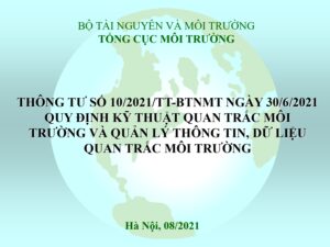 Thông tư 10/2021/TT-BTNMT